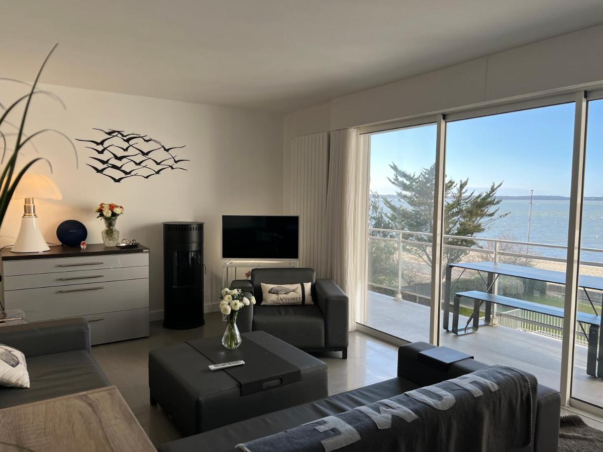 L'ocean Vue Bassin 1ère Ligne Plage Pereire Vue Mer Appartement Arcachon