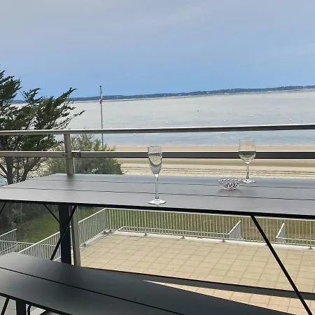L'Ocean Vue Bassin 1Ere Ligne Plage Pereire Vue Mer Apartment Arcachon Exterior photo